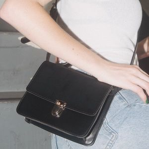 brandy melville black shoulder bag